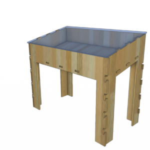Mesa Vitrina 115 x 62 x 85 cm