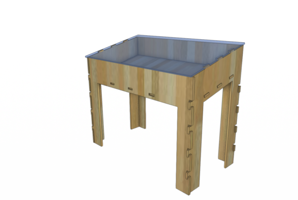 Mesa Vitrina 115 x 62 x 85 cm